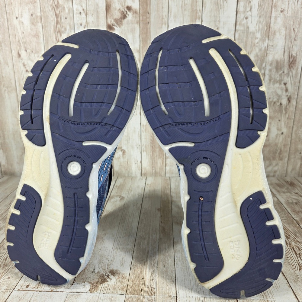 Brooks Glycerin 20 Running Shoes Cushioned Athletic Sneakers Blue Women's 8.5 - Picture 7 of 8